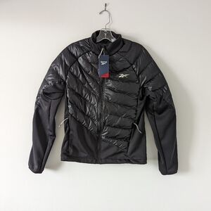 Reebok Thermo Warm + Graphene Tech Black Hybrid Jacket Women's Size Small NEW